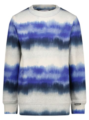 Sweatshirt "Nalpa" in Blau/ Hellgrau