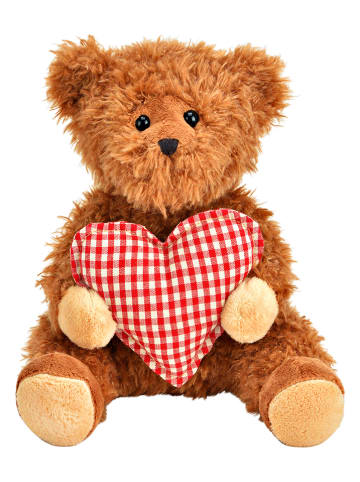 Figurka dekoracyjna "Bear" w kolorze jasnobrązowym - 17 x 19 x 17 cm