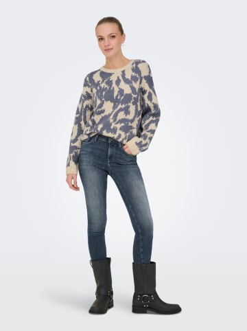 Trui blauw/beige
