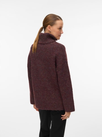 Rollkragenpullover in Aubergine
