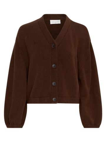 Cardigan "Zafina" in Dunkelbraun