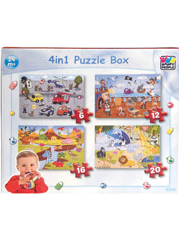 4-delige set puzzels - vanaf 2 jaar