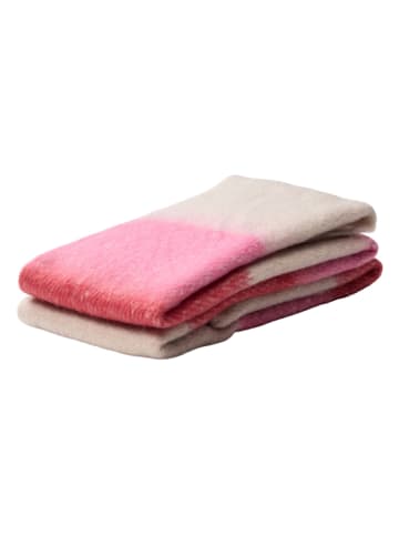 Schal "Nutonie" in Creme/ Pink