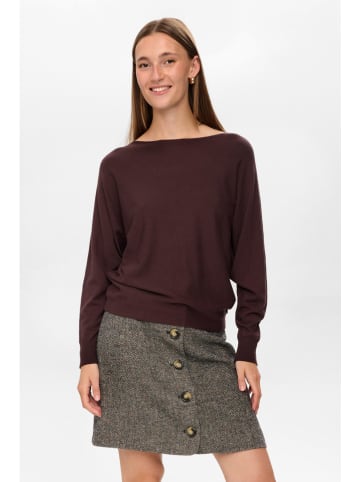 Sweter "Nudaya" w kolorze ciemnobrązowym