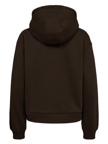 Hoodie "Nutyra" donkerbruin
