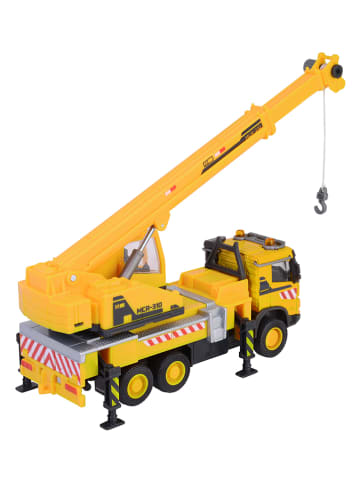 Speelgoedauto "Volvo FMX Truck Crane" geel - vanaf 3 jaar