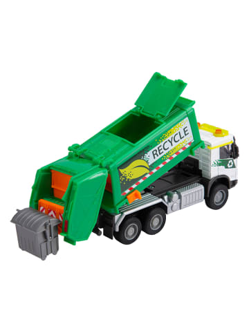 Pojazd zabawkowy "Volvo FMX Truck Garbage Collector" w kolorze zielonym - 3+