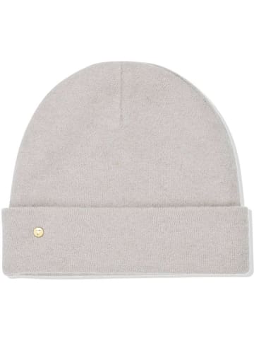 Wełniana czapka beanie "Classic" w kolorze kremowym