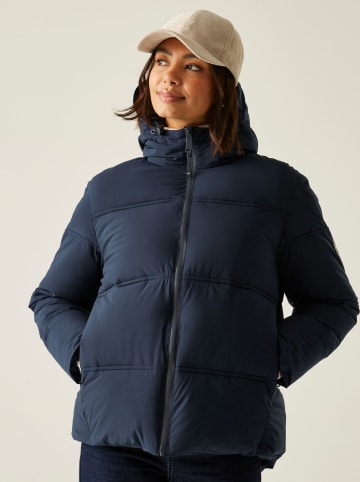 Doorgestikte jas "Roxienne" donkerblauw