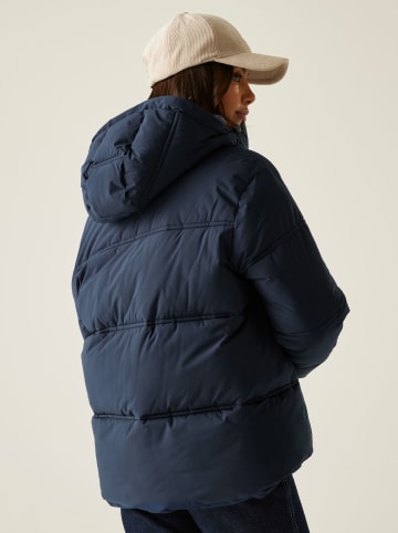 Doorgestikte jas "Roxienne" donkerblauw