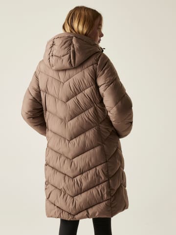 Steppmantel "Anita" in Taupe