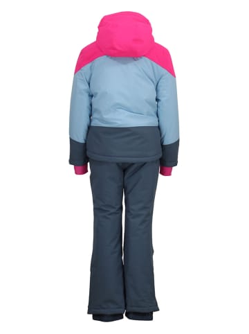2tlg. Ski-/ Snowboardoutfit in Blau/ Pink