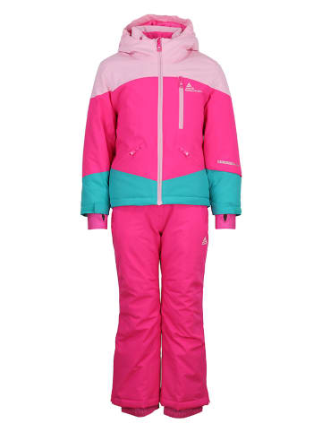 2-delige ski-/snowboardoutfit roze/lichtblauw