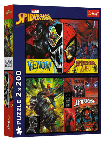 2x 200-delige puzzel "Marvel Spiderman" - vanaf 7 jaar