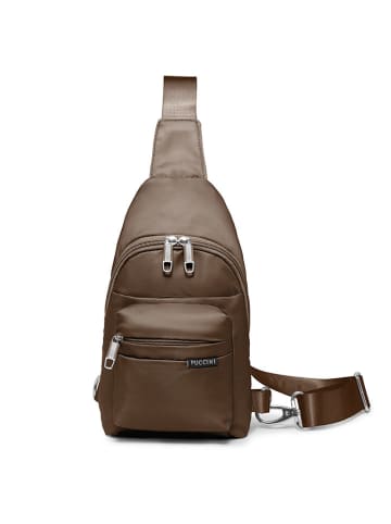 Rucksack "Active" in Hellbraun - (B)18 x (H)30 x (T)6 cm