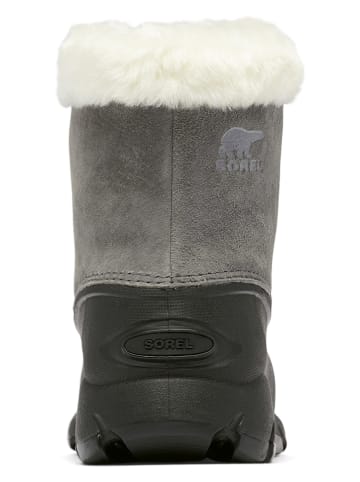 Leder-Winterboots "Snow Angel" in Grau