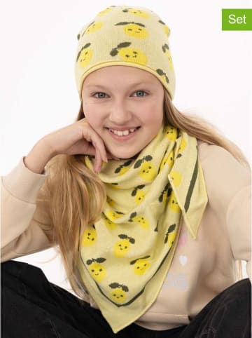 2tlg. Accessoires-Set "Happy Lemon" in Gelb