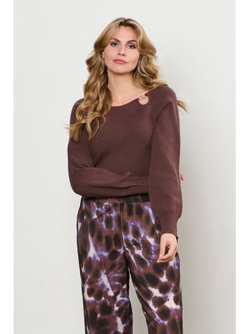 Sweter "Bowi" w kolorze brązowym
