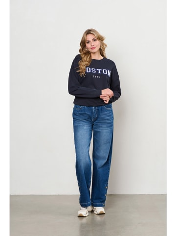 Sweatshirt "Boston" donkerblauw