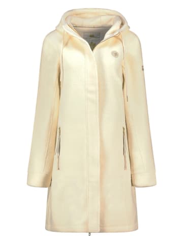 Fleece mantel "Tartine" crème