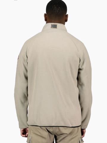 Fleece vest "Thizy" beige/grijs