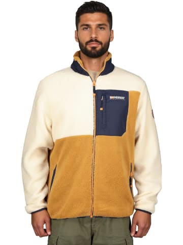 Fleece vest "Tarley" crème/geel