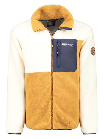 Fleecejacke "Tarley" in Creme/ Gelb