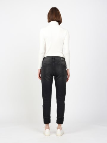 Jeans - Boyfriend fit - in Schwarz