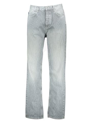 Spijkerbroek - loose fit - grijs