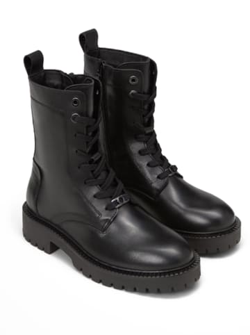 Leder-Boots "Phia" in Schwarz
