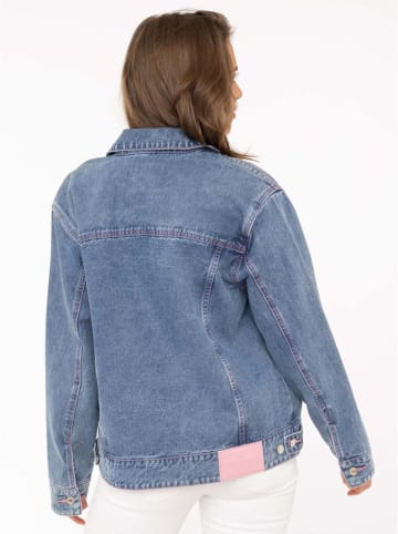 Jeansjacke "Herz" in Blau