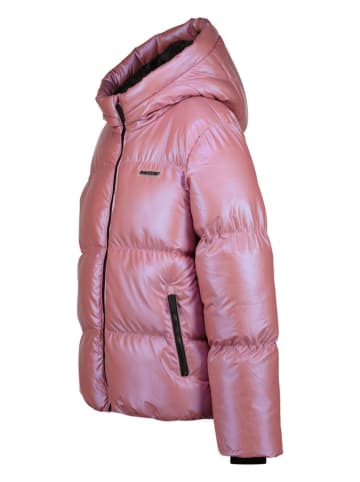 Doorgestikte jas "Toriana" mauve