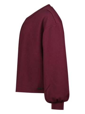 Sweatshirt "Tosca" auberginekleurig