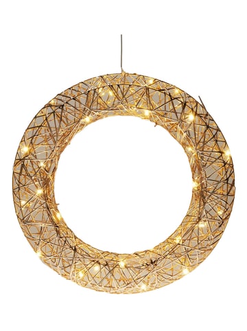 LED-Dekoanhänger in Gold - Ø 40 cm