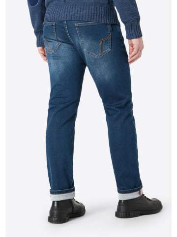 Dżinsy "Eduardo" - Slim fit - w kolorze granatowym