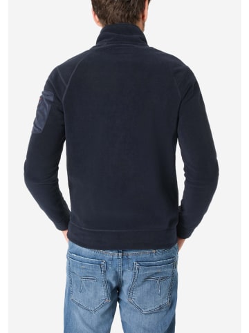 Fleece trui donkerblauw