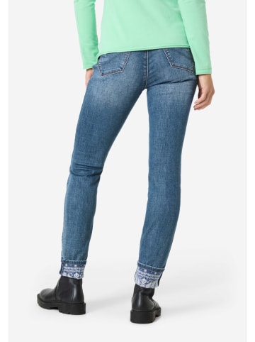 Dżinsy - Slim fit - w kolorze niebieskim