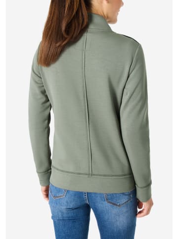 Sweatjacke in Grün