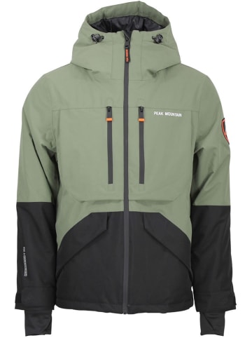 Ski-/snowboardjas "Cesna" kaki/zwart