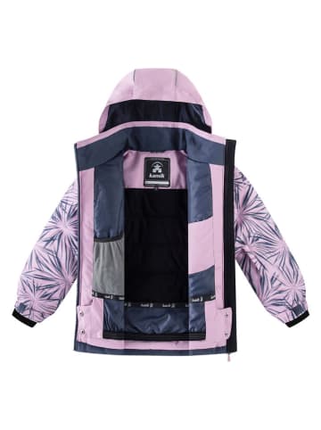 Kurtka zimowa "Lyra" w kolorze granatowo-jasnoróżowym