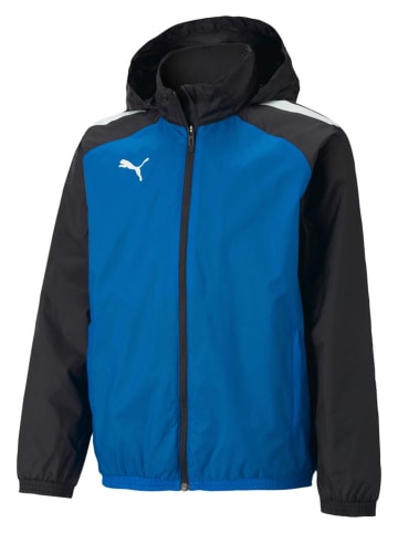 Trainingsjacke in Blau/ Schwarz