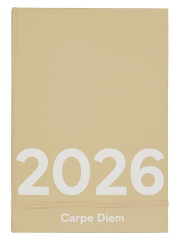 Kalender "2026" in Beige - (L)21 x (B)14,8 cm