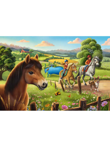 3x 48tlg. Puzzle "Meine Lieblingspferde" - ab 4 Jahren
