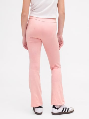 Uitlopende leggings lichtroze
