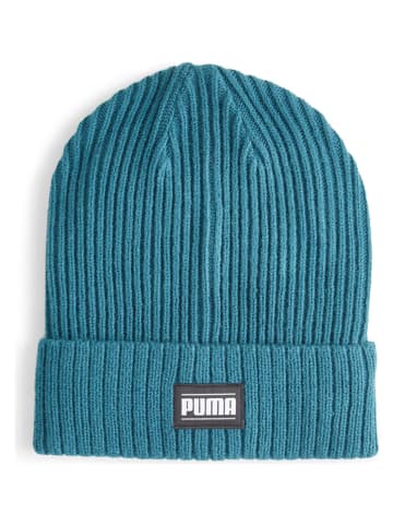 Czapka beanie w kolorze turkusowym