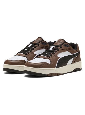 Leder-Sneakers "RBD Break" in Weiß/ Braun