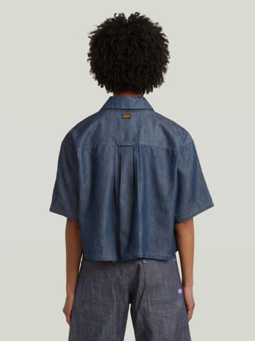 Spijkerblouse donkerblauw