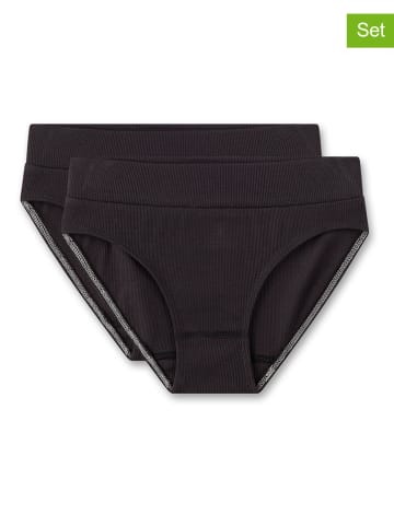 2er-Set: Slips in Schwarz