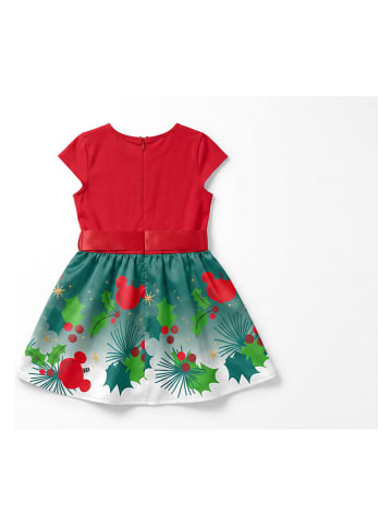 Kleid "Minnie" in Rot/ Grün