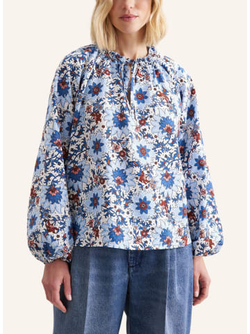 Bluse in Blau